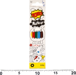 Sekskantede farveblyanter 6 stk