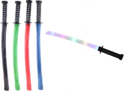 Lysende sværd med etui 67 cm