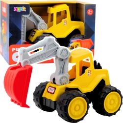 Børne gul gravemaskine til sand