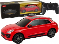 RC bil Porsche Macan Turbo 1:24 Rastar – Rød