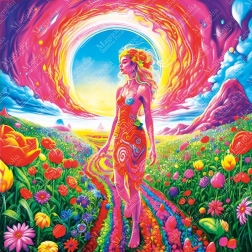 Puslespil Blomstersti 1023 brikker