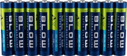 Alkaliske batterier AAA (LR03) BLOW Super Alkaline 10 stk.