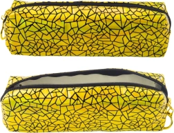 Guld holografisk etui med ét rum