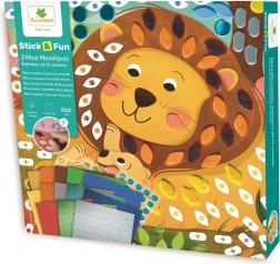 Mosaiksæt Savannens dyr