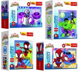 Minipuslespil miniMAXI 20 brikker MARVEL Spidey og hans fantastiske venner