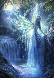 Puslespil Rolige vandfald 1000 brikker