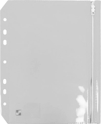 Gennemsigtig A5 lynlåspung