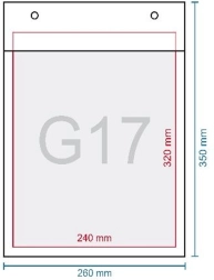 Boblekuvert G17 350 × 250 mm med selvklæbende lukning
