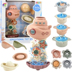 Badlegetøj Ubåd Krus med Sugekopper 9 stk