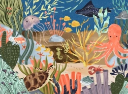 Puzzle Ocean Whimsy 500 brikker Ravensburger