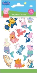 Midlertidige Peppa Pig-tatoveringer