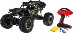 Metal RC rock crawler 1:8 med 4x4‑drift og LED til børn 3+