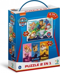DODO Puslespil Paw Patrol: Fantastiske Hvalpe 2i1