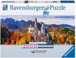 Ravensburger panoramapuslespil slot Neuschwanstein 1000 brikker
