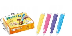 3D-pen med filament, holder og USB-kabel – 1 stk.