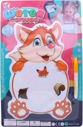 Vandmaleri Ræv 30 x 21 cm