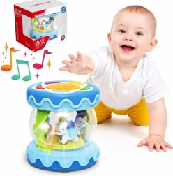 WOOPIE BABY musikalsk tromme med projektor 3 i 1