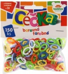 Farvede C-led 150 stk. plast i pose