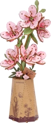 Træ 3D-buket Sakura – byggesæt uden lim
