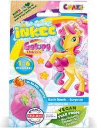 Inkee badebombe med overraskelse GALAXY UNICORN