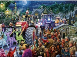 Puslespil Farmernes Jul XL 500 brikker GIBSONS