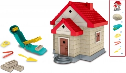Kinetisk sand – byggesæt med murstensforme Hus 750 g
