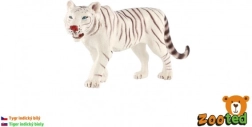 Hvid tiger – realistisk plastfigur 14 cm