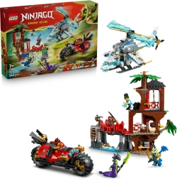 LEGO NINJAGO ninja-køretøjsduel og træhus