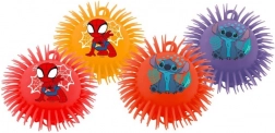 Plysset gummibold SPIDEY og STITCH 17 cm