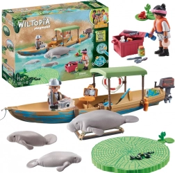 Playmobil Wiltopia bådsekspedition – redning af manater (71 dele)