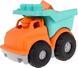 Øko-dumper med klodser af bioplast