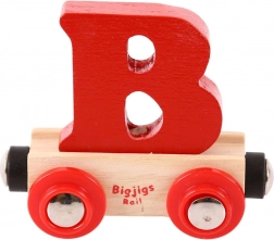 Trævogn med bogstavet B – BIGJIGS RAIL