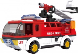 Kompatibel byggesæt BLOXO brandmænd – bil, 170 dele