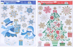 Julevinduesdekoration 41 × 29 cm