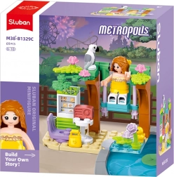 Sluban Byggesæt Gynge i Haven