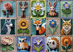 Puslespil Hækling – min passion 1000 brikker