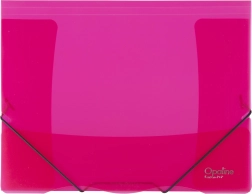 Mappe med elastik Opaline rød A4