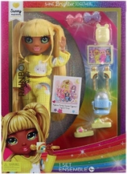 Dukke RAINBOW HIGH Junior PJ Party Sunny Yellow