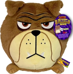 Złodomory plysbamse 21 cm – bulldog Żarcisław med lyd