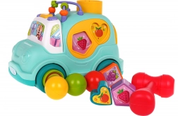 Interaktiv sorteringsbus med musik og lys