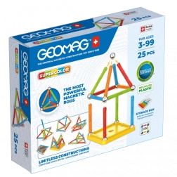 Geomag Supercolor magnetisk byggesæt 25 dele