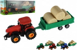 Traktor med trailer med friktionsmotor