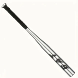 Baseballbat i aluminium 25" (64 cm) – let træningsbat