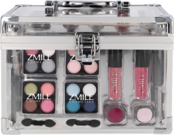 Zmile kosmetik-kuffert Acrylic – transparent makeup-sæt 42 stk.