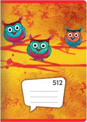 hæfte A5, 10 ark – linjeret 16 mm