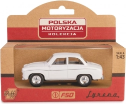 rullemodel PRL Syrena 104 hvid 1:43 die-cast