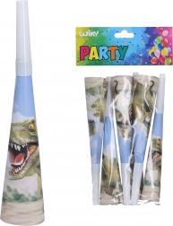 party-tudser dino 20 cm, 6 stk