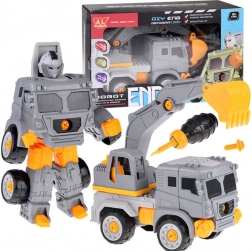 Super byggemaskine-robot 2-i-1 – Gravemaskine