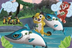 Puslespil CLEMENTONI Leo og Tig på vandet MAXI 24 brikker