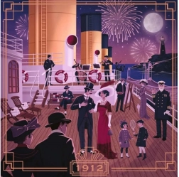 Ravensburger firkantet puslespil Art & Soul: Titanic 750 brikker